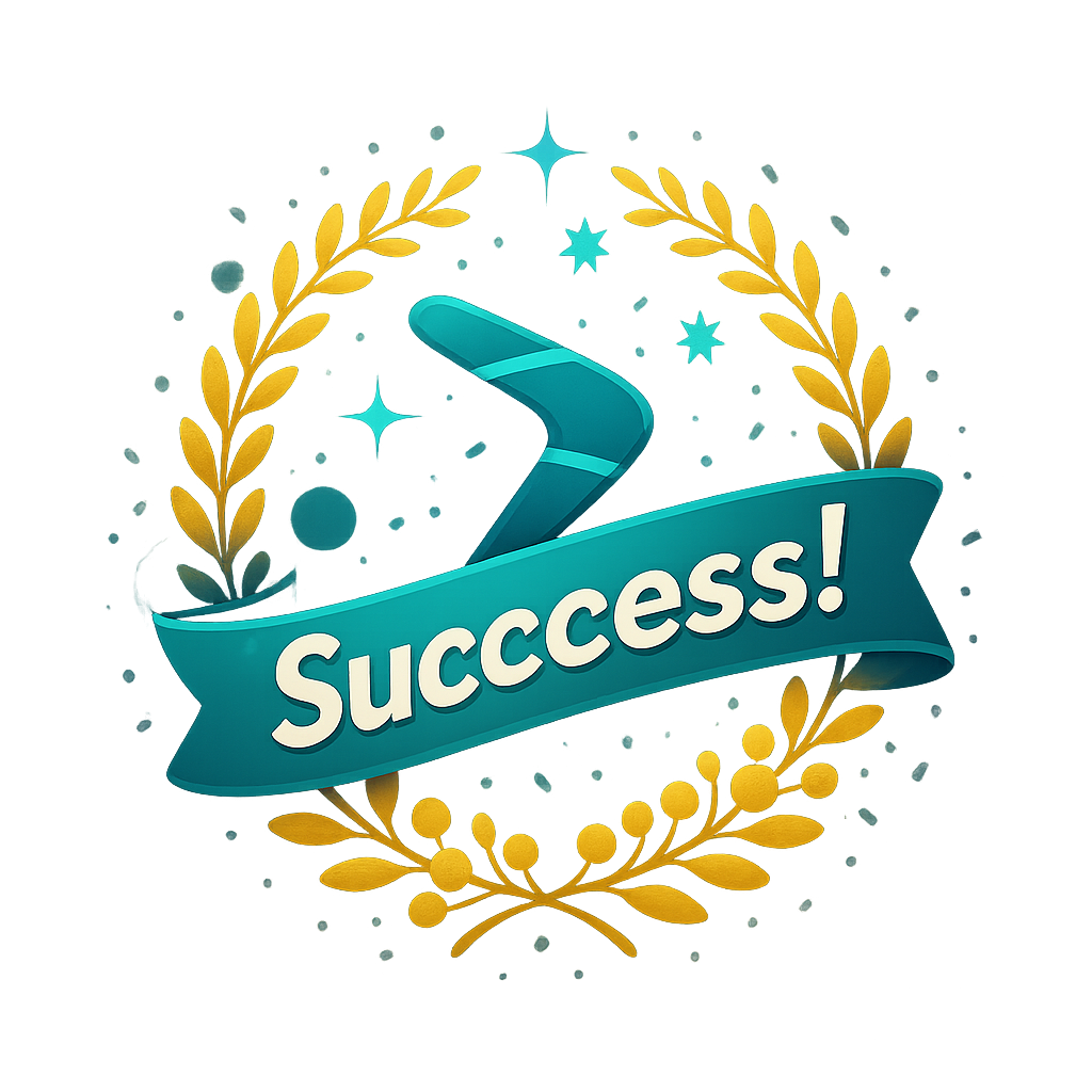 Australian themed success artwork